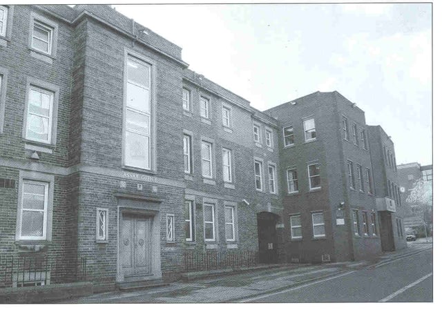 Sheffield Assay Office, Guardian's Hall, Portobello Street. The Office was at this location for the next 50 years, until 2008 when it moved to Hillsborough, where it remains today.