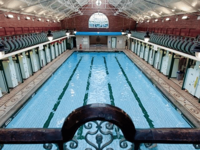 Bramley Baths was a favourite with readers with its pools and gym.