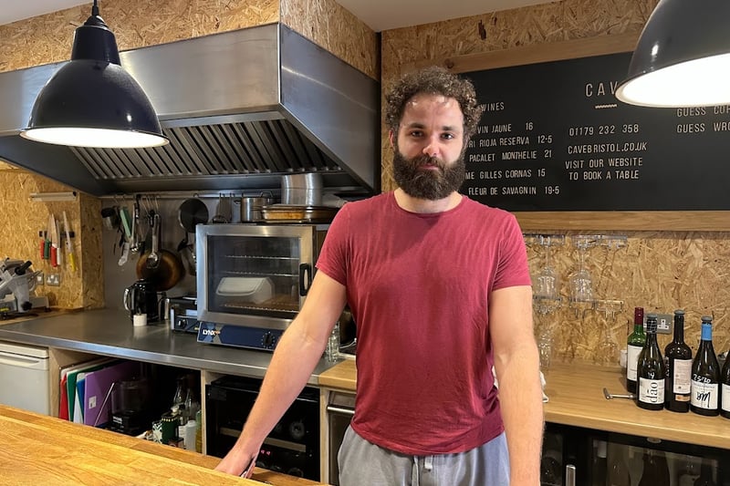 Sam Grinstead at Cave wine bar, which opened three years ago, replacing a greasy spoon cafe called Yum Yum’s. The wine bar joins a strong range of other independent stores along Gloucester Road.