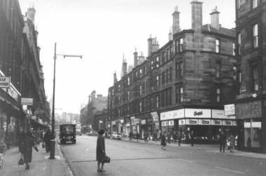 A look along Dumbarton Road in the heart of Partick which still has a lot of recognisable features. 