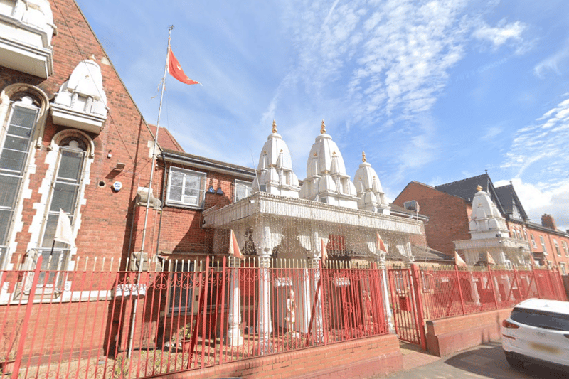 This is the first Hindu temple to have opened in the West Midlands. Located in a former church, it opened in 1969 and is on Heathfield Road. The gods Ram, Sita, Krishna, and Hanuman are worshipped here. They are all major deities in the religion. The name Shree Gita Bhawan honours of one of the sacred texts in Hinduism, the Bhagavad Gita. (Photo - Google Maps)