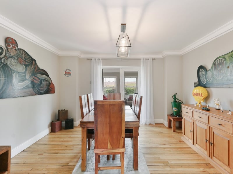 A formal dining room is found on the ground floor. (Photo courtesy of Yopa)
