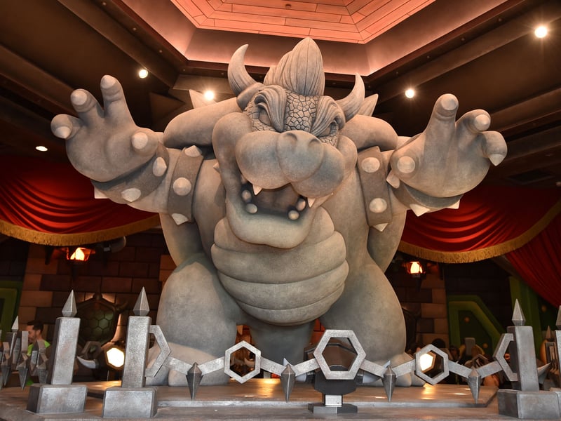 This one may be cheating a little, but Martinet provided the voice effects for Bowser for the 1996 game. It was the first time that Bowser had been given any distinct vocal sounds and it was apparently Martinet’s laugh — recorded before his Mario debut – which was slowed down and used to create the villainous crackle of Bowser.  Image: Getty