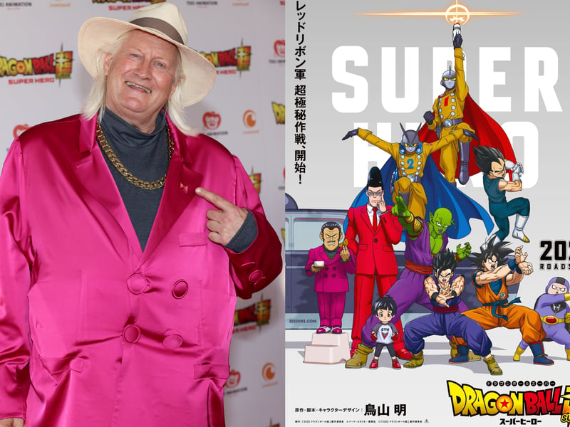 Playing xenophobic business mogul Magenta, Martinet plays an excellent villain. Appearing in the 2022 anime film, Dragon Ball Super: Super Hero – and later the Dragon Ball Legends game – the actor was part of the English dub cast.
Image: Getty Images/Sony/Crunchyroll/Toei Animation