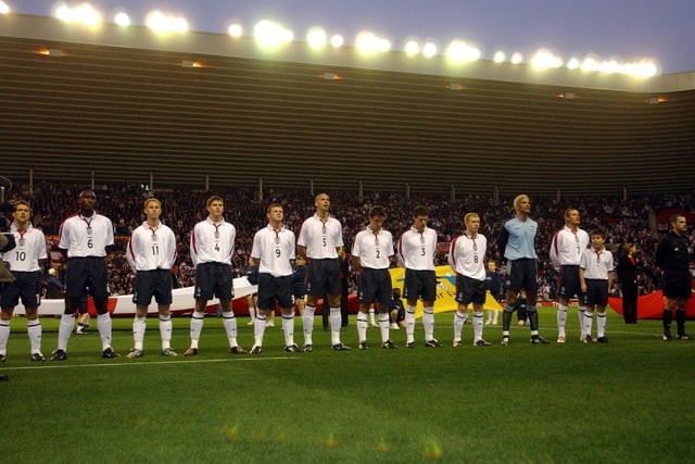 The Stadium of Light was the venue for England's Euro 2004 qualifying game against Turkey in 2003.
