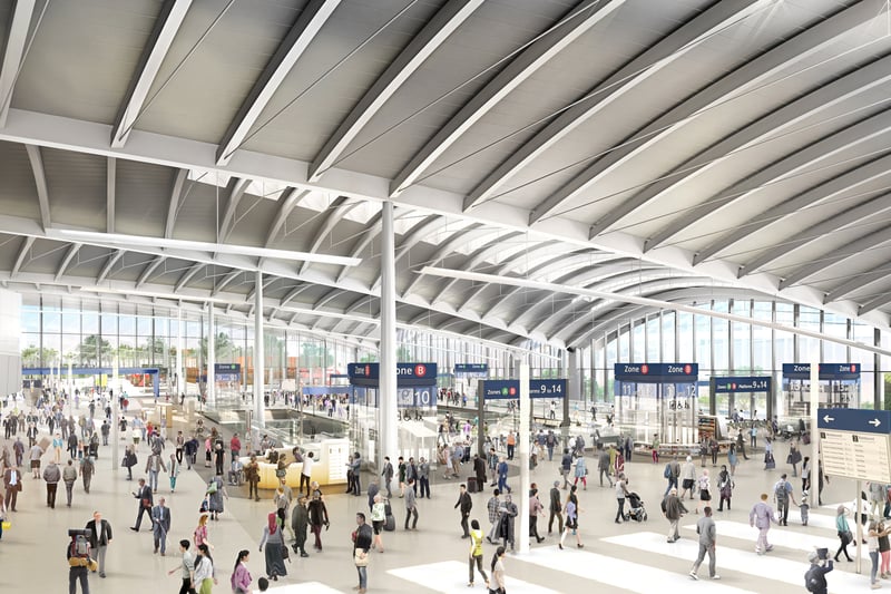 The station will serve as the terminus for people travelling into London on HS2 for several years, due to delays to Euston.