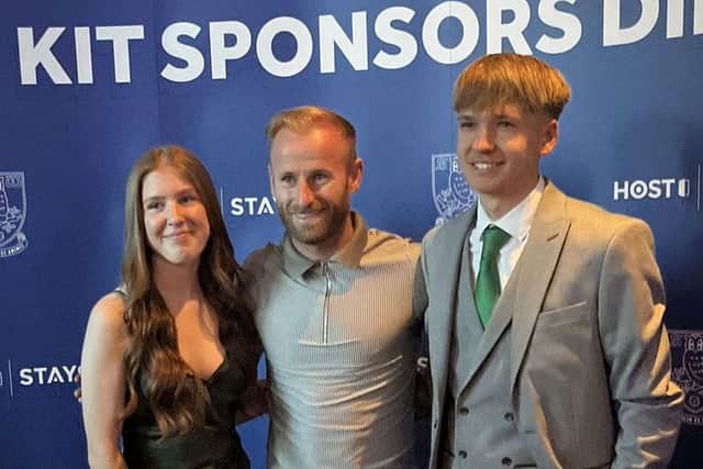 Heidi O’Reilly with Sheffield Wednesday’s Barry Bannan - the Owls skipper has sponsored her for the season.
