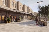 How shops on Manchester Road in Stocksbridge could look as part of a £24.1m transformation in the area. Photo: Stocksbridge Towns Fund Board