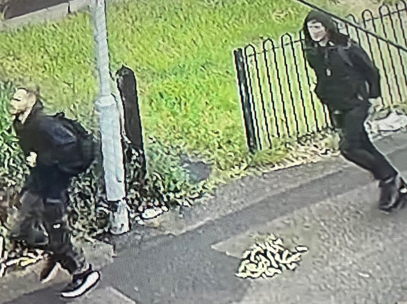 Police in Rotherham have released a CCTV image of two men they would like to speak to in connection with a reported bogus official robbery and assault.
It is reported that on Monday 31 July at 5pm, two men visited an address in Doncaster Road, Rotherham, stating they were from a housing association and were there to fix reported damage at the property.
It is reported that once inside the property, one man assaulted the victim, and the second man stole a large quantity of cash and jewellery. During the incident the two men were reported to be wearing hi-vis green and red tops.
Enquiries are ongoing but officers are keen to identify the two men in the images as they may be able to assist with their enquiries.
Quote incident number 825 of 31 July when you get in touch.