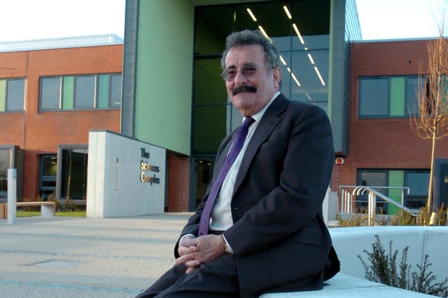 Lord Robert Winston who officially opened the new Sciences Complex at Sunderland University, in 2011.