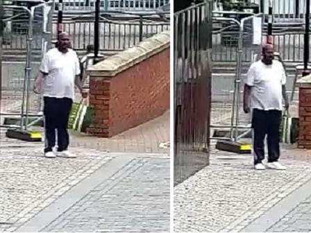 Police in Sheffield have released a CCTV still of a man they believe can help them with an ongoing investigation into a racially aggravated public order incident.
Shortly before 3pm on Friday 23 June, we received several reports that a person was shouting racial abuse to other members of the public on Surrey Street, in the city centre.
While nobody was physically harmed, the individual’s outbursts caused distress and upset.
Officers believe this man could hold vital information and are appealing to him, or anyone who recognises him, to get in touch.
Quote incident number 621 of 23 June 2023. 