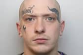 Liam Turner was caught on CCTV kicking and stamping on another man, and during a further assault following his arrest and release, he punched and kicked his ex-girlfriend’s new partner to the head (Photo: Derbyshire Constabulary)