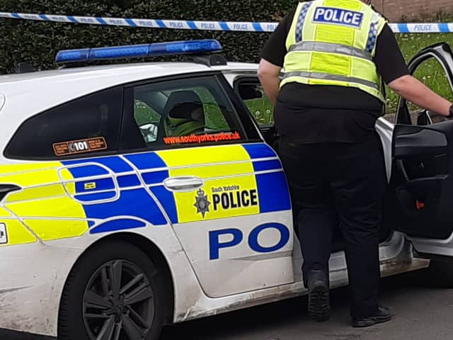 Concerns raised as South Yorkshire Police admit data loss including body cam data. File picture shows South Yorkshire Police officer at an incident. Picture: David Kessen, National World