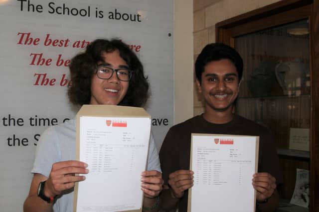 A clean sweep of grade 9s for Tristan Ng and Sam Gupta
