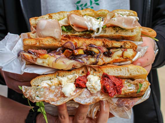 A hidden gem run by Italian couple Enrico and Daniela, who offer the most raved about schiacciata sandwiches in Manchester from their one-bedroom flat in Northern Quarter are coming to Kargo Mkt. Credit: Ad Maiora