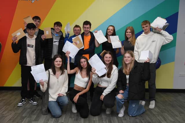 GCSE results day at Lostock Hall Academy