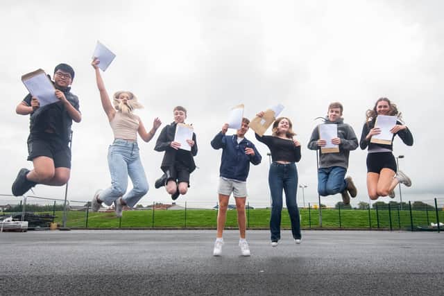GCSE Results Day at St George’s School, Blackpool