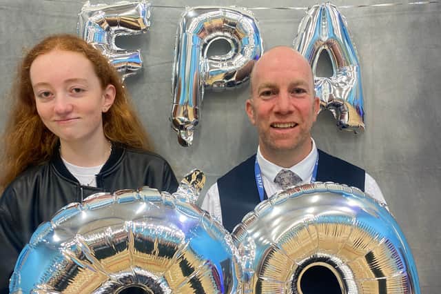 One of Firth Park Academy's highest flyers was Scarlett Blades-Keel, who achieved nine qualifications at Grade 7 or higher, and is now off to Silverdale Sixth Form.