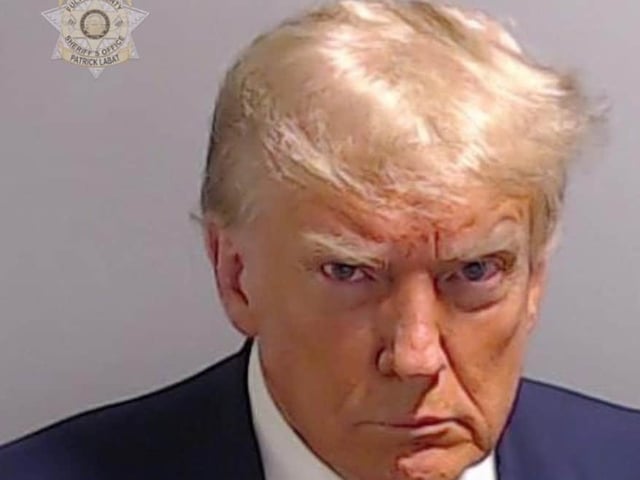 And last, but certainly not least, the first ever mugshot of a former US President. The historic Donald Trump mugshot released after arrest in Georgia last night (August 24 2023). The former President says he is innocent.