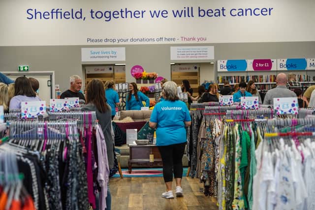 The superstore at Meadowhall Retail Park is four times bigger than CRUK's traditional high street charity shops.
