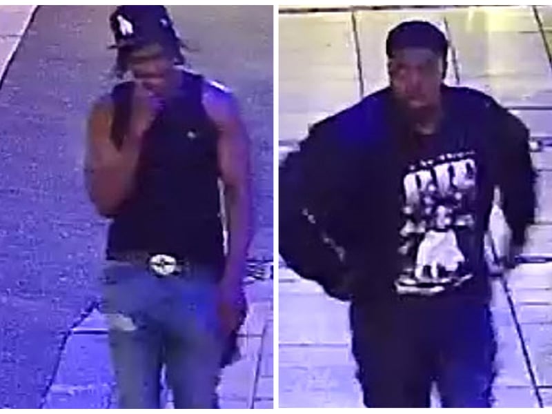 Sheffield police released CCTV images of two men they believe could hold important information about a reported assault.
At 3.21am on 12 August, it is reported a man was punched in the face and knocked unconscious in Division Street.
It is understood he was also kicked in the head and the victim was taken to hospital with potentially life-altering injuries.
An investigation is underway and officers are keen to identify the two men in the images as they may be able to assist with enquiries.
Both men are described as being in their mid-20s and of a large build. One of the men has dreadlocked hair, while the other has afro style hair.
Please quote incident number 154 of 12 August 2023 when you get in touch.