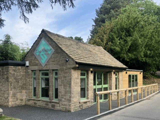 The Shelter opened in a refurbished public toilet in Whirlow Brook Park in August 2023.