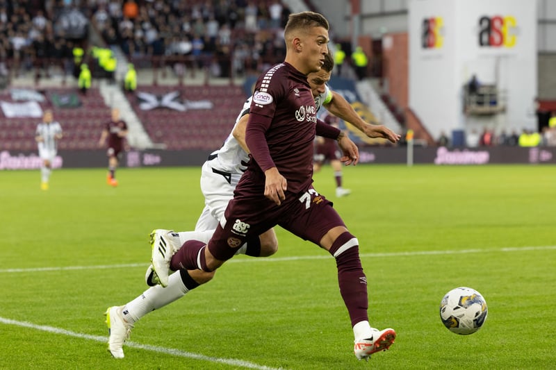 Enjoyed a bright start in the first leg and won the penalty which gave Hearts an early lead. He faded thereafter and was also quiet at Dundee, so the Toumba offers an opportunity to show his true capabilities. 