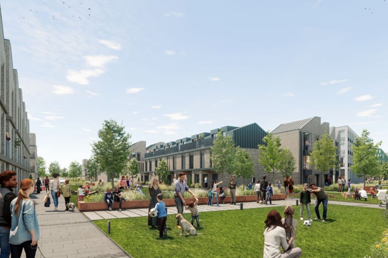 Plans have been submitted for a new urban village in Birkenhead. 