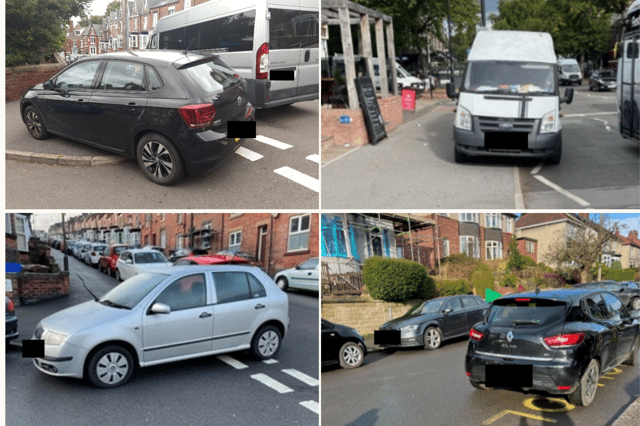 South Yorkshire Police's bad parking operation has made the final for a national award. (Photos courtesy of South Yorkshire Police)
