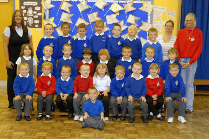 The reception class at Lukes Lane Primary School in 2007. Can you spot someone you know? Photo: TR