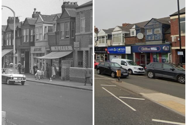 A Grangetown scene from 1962 and once more from April last year (Google Maps)