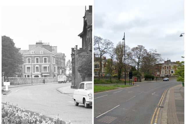Views from 1956 and April 2022 (Google Maps)