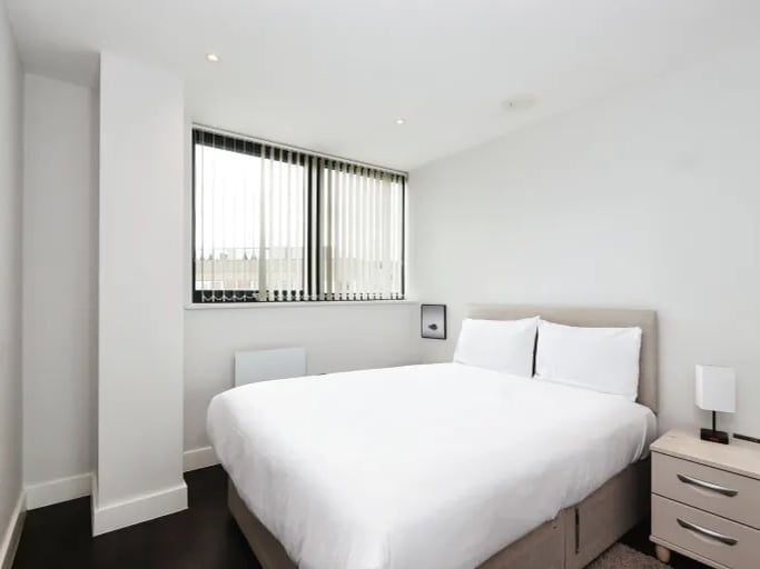 The apartment features two "generous" bedrooms. (Photo courtesy of Zoopla)