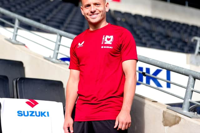 Jack Payne has joined MK Dons on loan from Charlton Athletic. Pic: MK Dons