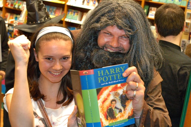 The launch of a new Harry Potter book in 2005 and there were plenty of characters to welcome you to the store.