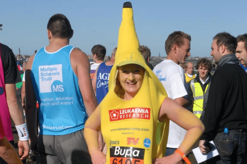 Great outfit and a wonderful charity. A reminder of the GNR 14 years ago. Photo: sg