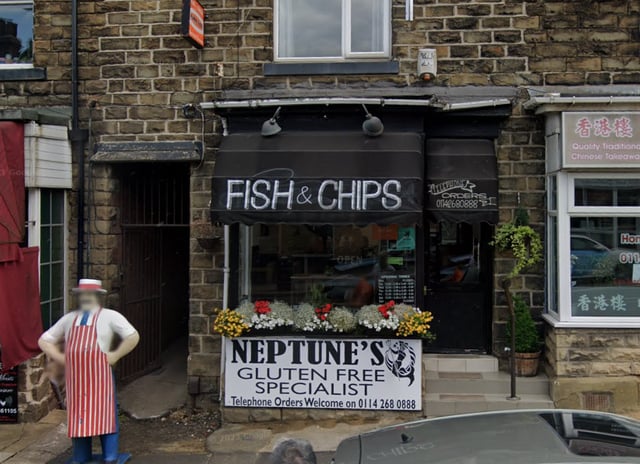 ​Neptune Fish & Chips, on 989 Ecclesall Road, has a 4.6
out of 5 rating, with 120 reviews on Google. One customer said: "Had this two days in a row now since starting to work up this area. Food tastes great, portions are massive. Also, very cheap and the staff are really friendly and always smiling. My new favourite chippy in Sheffield."