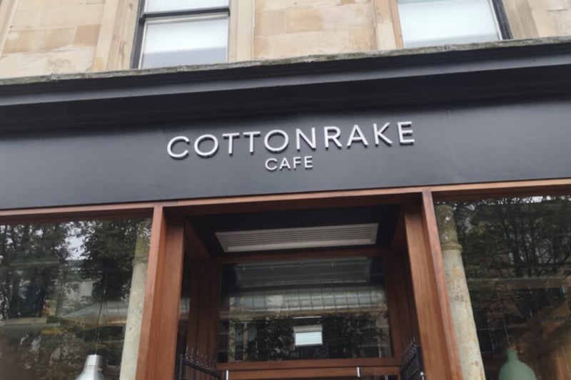 Cottonrake have been running in Glasgow for 10 years, and has recently opened new premises on Great Western Road. It’s a great spot to head to for a coffee and sweet treat. 