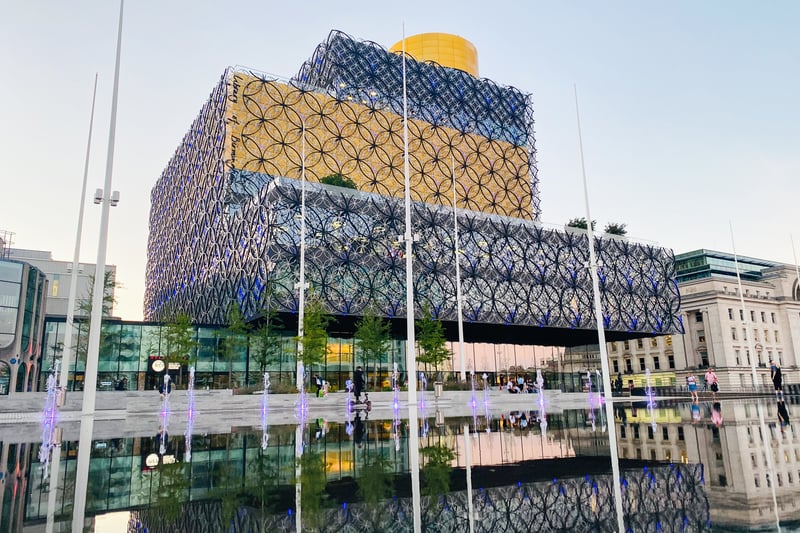 The Library of Birmingham and its roof came up as one of the best landmarks in the city. It opened on 3 September 2013 and replaced Birmingham Central Library.(Photo - Unsplash/Farin Sadiq)