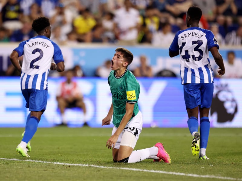 Caught the eye of Eddie Howe during pre-season having played for the first-team but struggled to make an impact on this occasion.