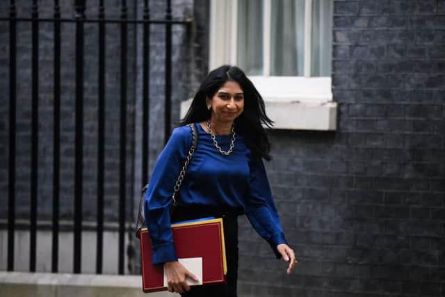 Suella Braverman, who Grant Shapps replaced as Home Secretary for six days, before being replaced by .. Suella Braverman. Credit: Getty