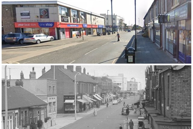 Sea Road in Fulwell as it looked in 1958, and a Google Maps view from July this year.