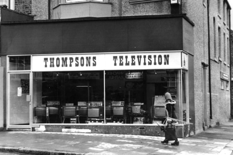 A colour TV to rent? It was one of the offers at Thompsons in 1974. Photo: Shields Gazette