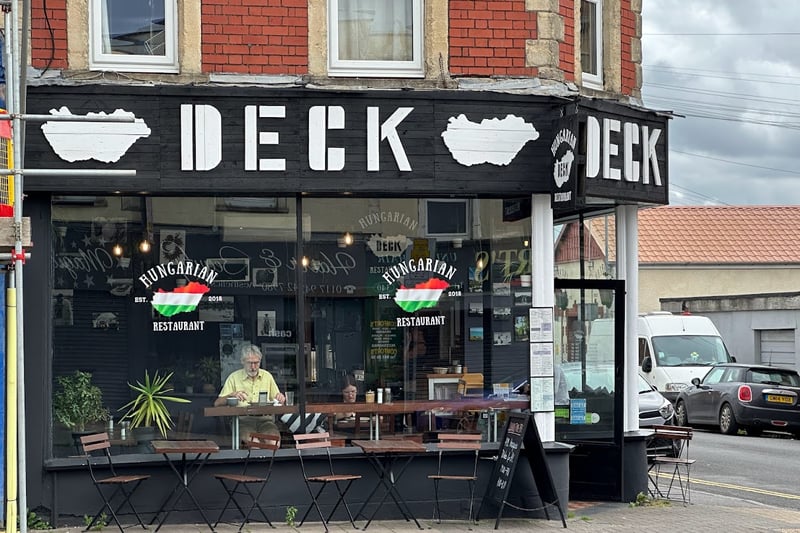 Six years ago Deck Cafe opened - one of only a few Hungarian restaurants in the city. It adds to the city’s culinary offering, and seemed popular by the custom on a Sunday afternoon.  The café is run by three Hungarian friends who serve up local cuisine along with popular British breakfast and lunch items.