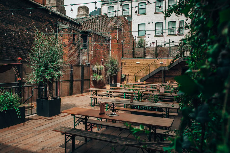 Green Room is a popular spot with its roof terrace making it ideal for warmer days.