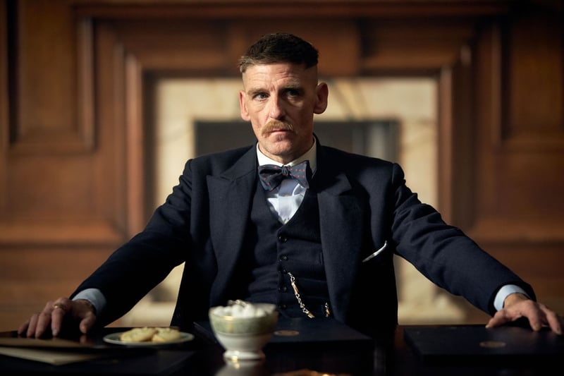 Of course, we can't forget Arthur Shelby. Tommy's brother was the lightly more brash brother who loved a scrap. Although, Arthur's experience during the First World War and the Battle of the Somme fundamentally alters his personality in the series.
Another iconic Brummie character.  