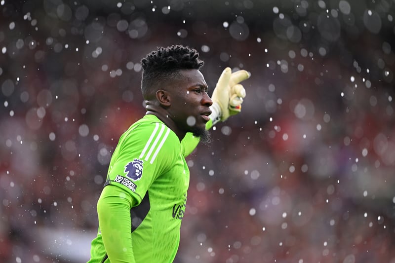 A big investment, Onana is United’s number one.