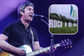 Noel Gallagher performing at the Rock N Roll Circus at Don Valley Bowl last night (Friday, September 1, 2023)