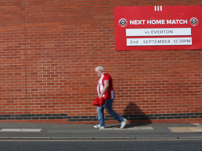 Blades fan gallery v Everton