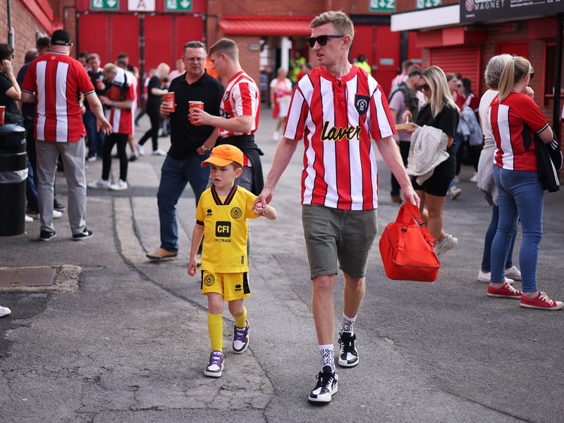Blades fan gallery v Everton